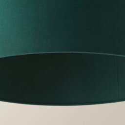 Valuelights Reni Forest Green Fabric Drum Ceiling Lamp Shade (D)45Cm - thumbnail 5