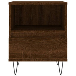 Berkfield Bedside Cabinets 2 Pcs Brown Oak 40X35X50 Cm Engineered Wood - thumbnail 7