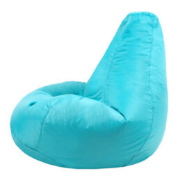Icon Dalton High Back Adult Gaming Indoor Outdoor Bean Bag Chair, Aqua - thumbnail 8
