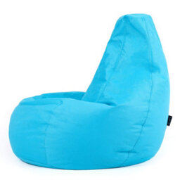 Icon Dalton High Back Adult Gaming Indoor Outdoor Bean Bag Chair, Aqua - thumbnail 4