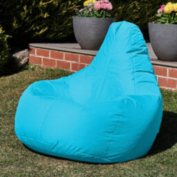 Icon Dalton High Back Adult Gaming Indoor Outdoor Bean Bag Chair, Aqua - thumbnail 5