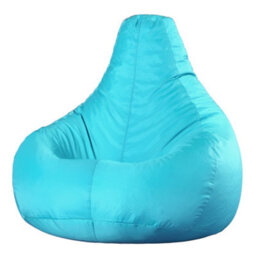 Icon Dalton High Back Adult Gaming Indoor Outdoor Bean Bag Chair, Aqua - thumbnail 1