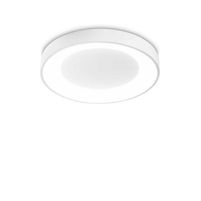 Ideal Lux Planet Integrated Led Semi Flush Light White 2000Lm 3000K