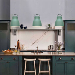 Long Life Lamps Company Modern Ceiling Pendant Light Green Shade M0150 - thumbnail 7