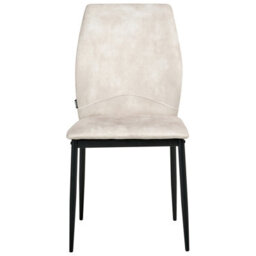 Beliani Set Of 4 Dining Chairs Rocheport Fabric Light Beige - thumbnail 5