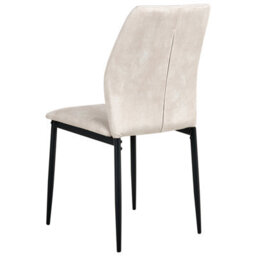 Beliani Set Of 4 Dining Chairs Rocheport Fabric Light Beige - thumbnail 6