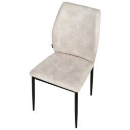 Beliani Set Of 4 Dining Chairs Rocheport Fabric Light Beige - thumbnail 7