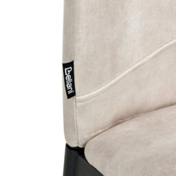 Beliani Set Of 4 Dining Chairs Rocheport Fabric Light Beige - thumbnail 8