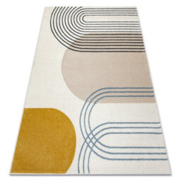 RugsX Carpet Fusion 7157 White Gold - Geometric, Modern, Abstract 80X150 Cm - thumbnail 4
