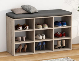 Vcm Shelf Shoe Cabinet Shoe Rack Hinsol Xs - thumbnail 3