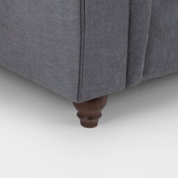 Abakus Direct Windsor 4 Seater Sofa In Soft Grey With A Luxurious Finish - thumbnail 5