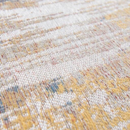 Atlantic Streaks 8714 Montauk Multicolour Modern Luxurious Abstract Stain Resistant Flatweave Eco-Rug-140Cm(Circle) - thumbnail 4