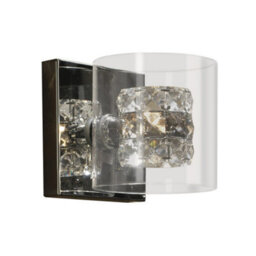 Luminosa Lighting Luminosa Flash Crystal Wall Lamp Chrome, G9 - Uk Stock - thumbnail 2