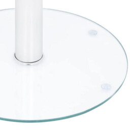 Berkfield Coffee Table Transparent 40 Cm Tempered Glass - thumbnail 4