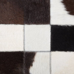 Beliani Rug Bergama Brown 140 Cm Leather - thumbnail 6