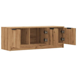 Berkfield Tv Cabinet Artisan Oak 102X35X36.5 Cm Engineered Wood - thumbnail 7