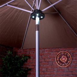 St Helens Home & Garden Wireless Battery Powered 28 Led Umbrella Parasol Light With 3 Brightness Settings - thumbnail 2
