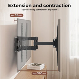 Levede Full Motion Tv Wall Bracket Swivel Tilt Mount For 26 To 65 Inch Tv - thumbnail 7