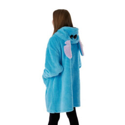 Lilo & Stitch Girls Hoodie Blanket Blue (9-13 Years) - thumbnail 2
