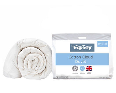 Groundlevel 10.5 Tog Feels Like Down Cotton Cloud Duvet - image 1