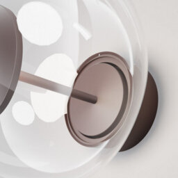Luminosa Lighting Luminosa Velora Led Globe Wall Lights Brown 3000K Ip54 - thumbnail 3