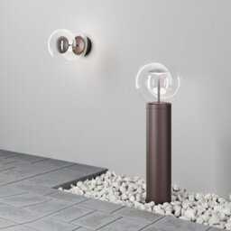 Luminosa Lighting Luminosa Velora Led Globe Wall Lights Brown 3000K Ip54 - thumbnail 4
