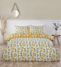 Rapport Victorian Bloom Green Duvet Cover Set Single Bedding Set - thumbnail 1