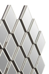 Orsina Reva Wall Mirror, Clear, Grey, Glass, Wood - thumbnail 5