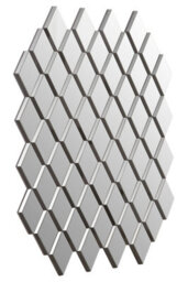 Orsina Reva Wall Mirror, Clear, Grey, Glass, Wood - thumbnail 3
