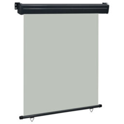 Berkfield Balcony Side Awning 140X250 Cm Grey