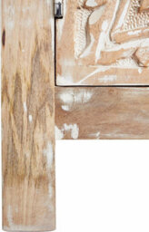Loft24 Prem Decorative Cabinet Made Of Mango Wood With Two Doors - thumbnail 4