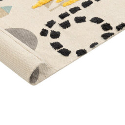 Wyld And Coco Multicolour Hand-Tufted City-Scape Rug 80 X 150 Cm For Kids Playroom - thumbnail 5