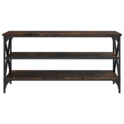 Berkfield Tv Cabinet Smoked Oak 100X40X50 Cm Engineered Wood - thumbnail 5