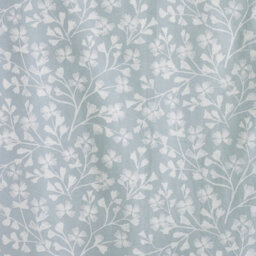 Catherine Lansfield Brooke Floral 66X90 Inch Lined Pencil Pleat Curtains Two Panels Duck Egg Blue - thumbnail 3