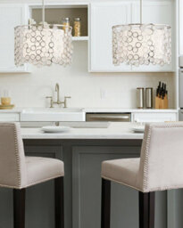 Stylish 3 Bulb Ceiling Pendant Light In Polished Nickel Finish For Led E27 Bulbs - thumbnail 3