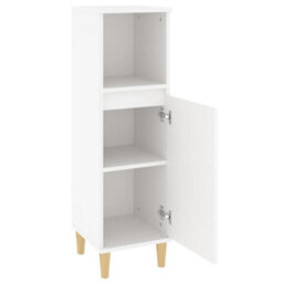 Vidaxl Bathroom Cabinet White 30X30X100 Cm Engineered Wood - thumbnail 6