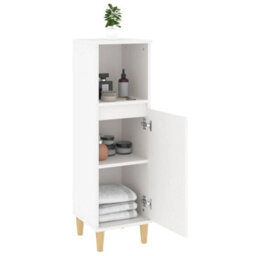 Vidaxl Bathroom Cabinet White 30X30X100 Cm Engineered Wood - thumbnail 4