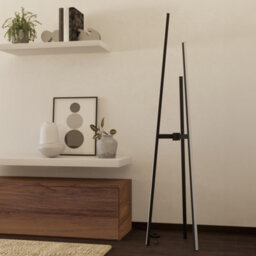 Eglo Mongolana Led Floor Lamp, Black Standing Light, 4300 Lumen Warm White, 151Cm - thumbnail 2
