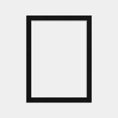 Ak Frames 16X12 Black Picture Mounts To Fit 14X10 Aperture Size - Mount Board Only (No Frame Included) - image 1
