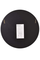 Mirroroutlet All Glass Stylised Round Wall Mirror 80 X 80Cm - thumbnail 5