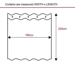 White Polyester Shower Curtain 180X220Cm - thumbnail 2