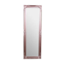Melody Maison Tall Ornate Rose Gold Pink Mirror - 47Cm X 142Cm - thumbnail 8