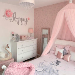Melody Maison Tall Ornate Rose Gold Pink Mirror - 47Cm X 142Cm - thumbnail 7