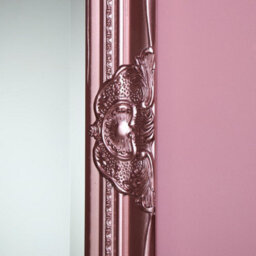 Melody Maison Tall Ornate Rose Gold Pink Mirror - 47Cm X 142Cm - thumbnail 5