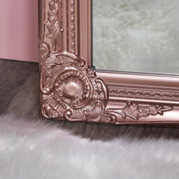 Melody Maison Tall Ornate Rose Gold Pink Mirror - 47Cm X 142Cm - thumbnail 6