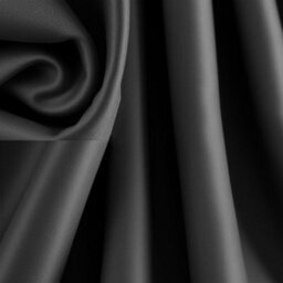 Aspire Homeware Dark Grey Plain Blackout Room Darkening Pencil Pleat Curtain Pair (W) 228Cm X (D)228Cm With Tie Back Pair - thumbnail 5