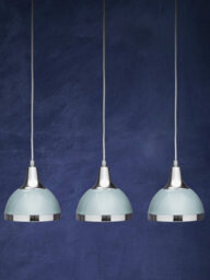 Orsina Vermont Three Shutter Blue Shades Pendant Light - thumbnail 6