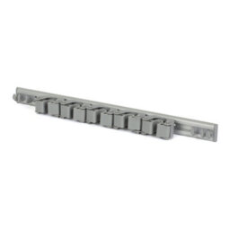 Livivo Wall Mounted Mop And Broom Holder Grey - thumbnail 1
