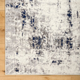 Livabliss Pisa-Abstract Blue Grey Charcoal Modern Marble Living Dining Bedroom Rug 150 X 213.36 Cm Easy Care, Non Shedding - thumbnail 7