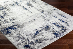 Livabliss Pisa-Abstract Blue Grey Charcoal Modern Marble Living Dining Bedroom Rug 150 X 213.36 Cm Easy Care, Non Shedding - thumbnail 6
